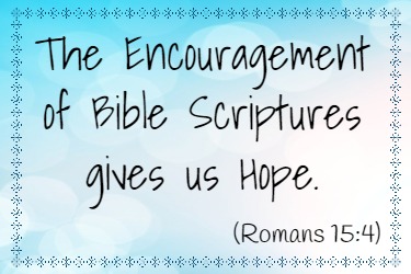 bible scriptures give hope - www.gordwilliams.com